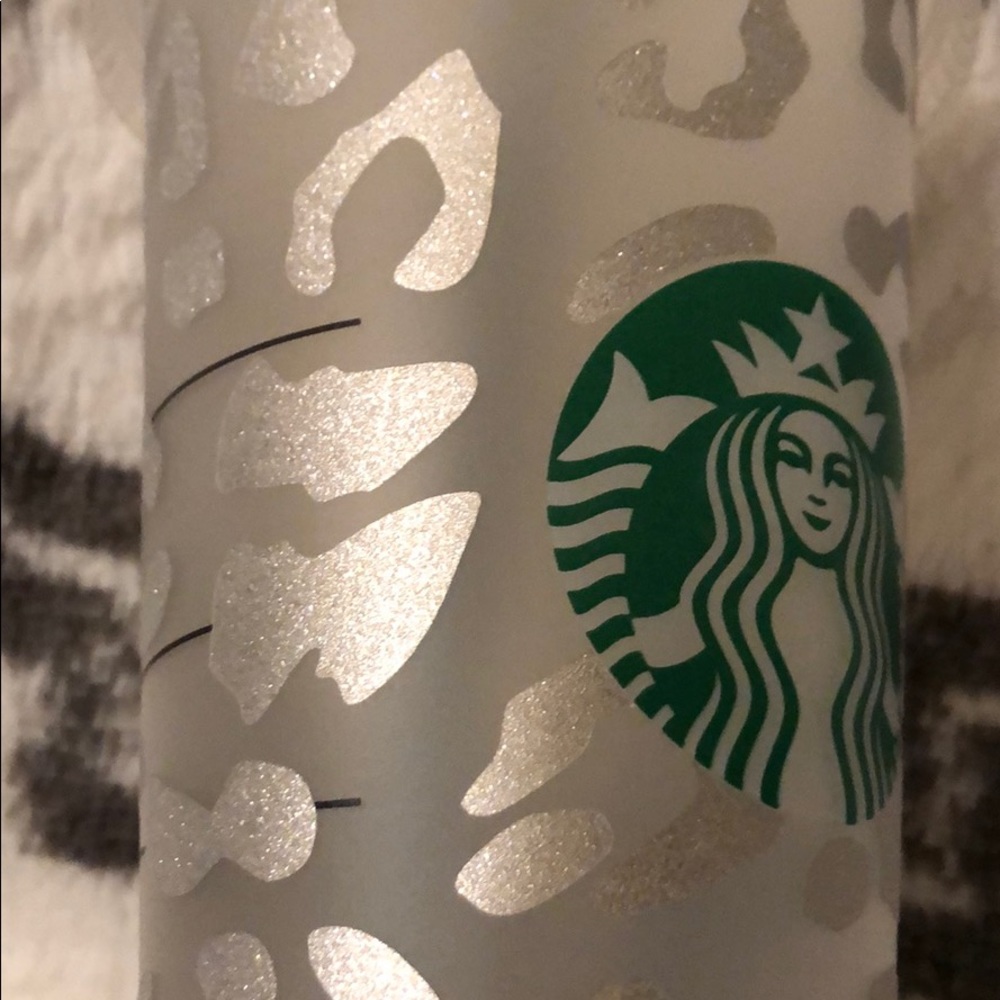 Starbucks Beautiful cheetah print custom cup - Picture 7 of 16